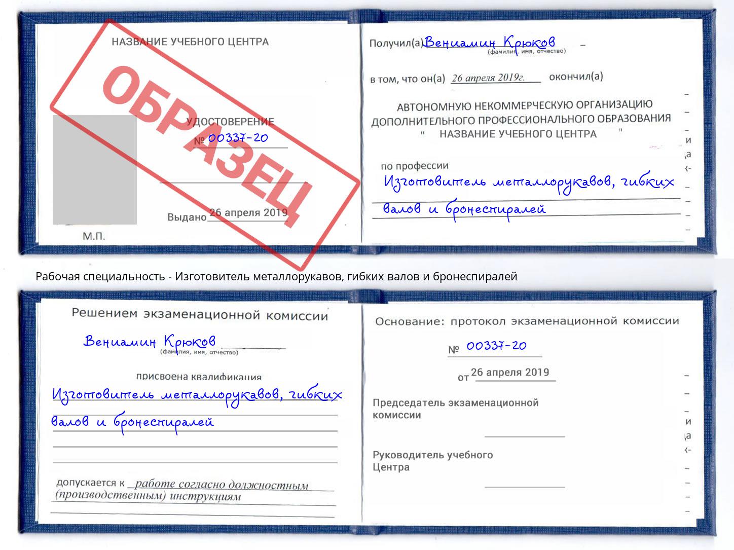 Изготовитель металлорукавов, гибких валов и бронеспиралей Трёхгорный